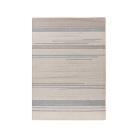 Modern vloerkleed - Gino 125 Creme/Blauw - product