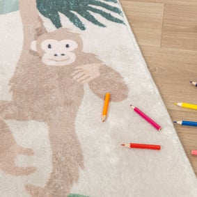 Kindervloerkleed - Jungle Luipaard Multicolor  - product