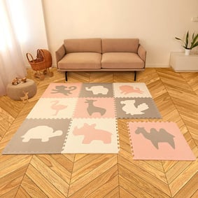 Foam puzzelmat XL - Lio Africa Roze