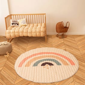 Speelkleed baby rond - Noa Rainbow Multicolor