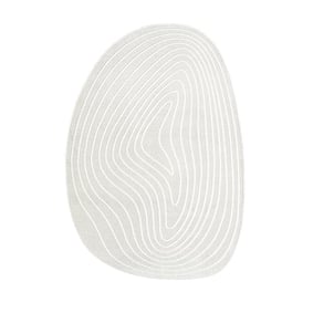 Organisch vloerkleed - Vince 6161 Wit - sfeer