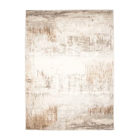 Abstract vloerkleed - Xavier Scratch Taupe/Grijs - sfeer
