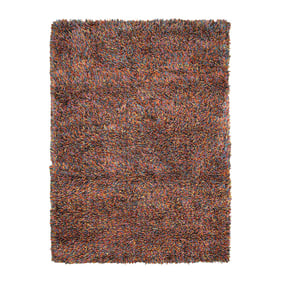 Hoogpolig wollen vloerkleed - Elin Multicolor - sfeer