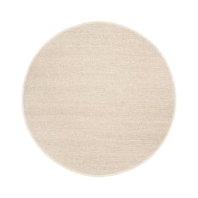 Rond wollen vloerkleed - Twist Beige - product