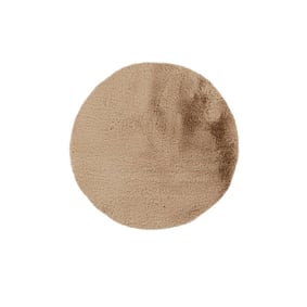 Ronde badmat hoogpolig - Rhine 425 Beige - product