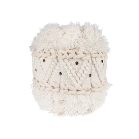 Bohemian poef - Basai 525 Creme - product