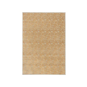 Viscose vloerkleed - Graphix 1016 Beige/Goud - product