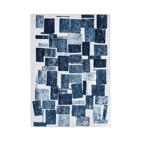 Modern vloerkleed - Lucia Ice Blue 9355 - sfeer