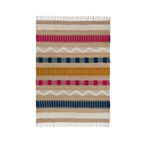 Jute vloerkleed - Jubio Medina Meerkleurig - sfeer