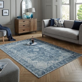 Oosters vloerkleed - Mannito Antique Blauw