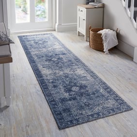 Oosterse loper - Mannito Antique Blauw