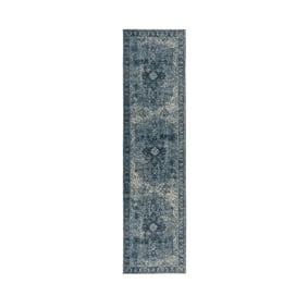 Oosterse loper - Mannito Antique Blauw - sfeer