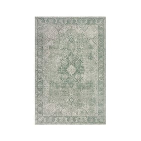 Oosters vloerkleed - Mannito Antique Groen - sfeer
