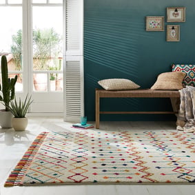 Kleurrijk vloerkleed - Monero Prairie Meerkleurig