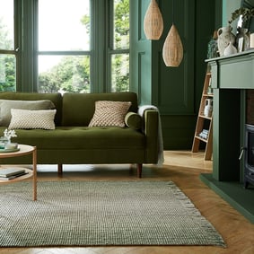 Jute vloerkleed - Motto Ombre Groen