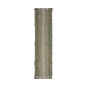 Jute loper - Motto Ombre Groen  - product