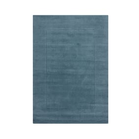 Effen vloerkleed - Tuscano Blauw - sfeer