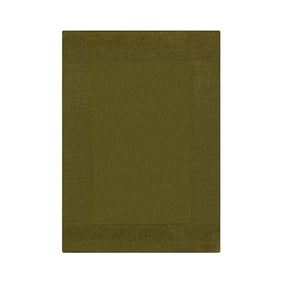 Effen vloerkleed - Tuscano Olijfgroen - sfeer
