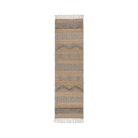 Jute loper - Jubio Medina Naturel/Grijs  - product