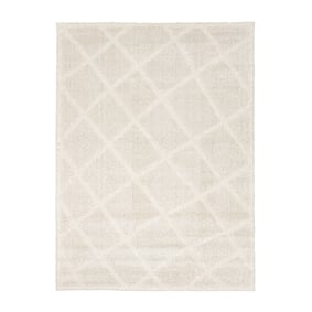 Scandinavisch vloerkleed - Lova Lines Crème - sfeer