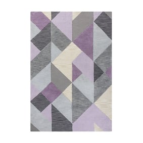 Geometrisch vloerkleed - Zeso Icon Paars - product