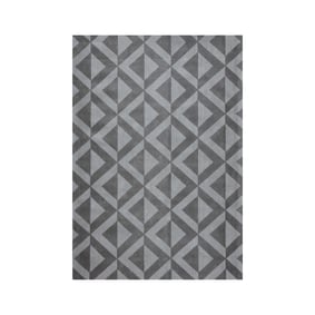 Geometrisch vloerkleed - Colette Grijs