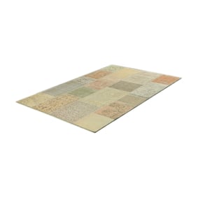 Patchwork vloerkleed - Nadine Geel/Meerkleurig - sfeer