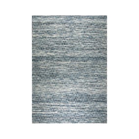 Wollen vloerkleed - Maryl Blauw