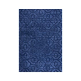 Geometrisch vloerkleed - Hermine Blauw