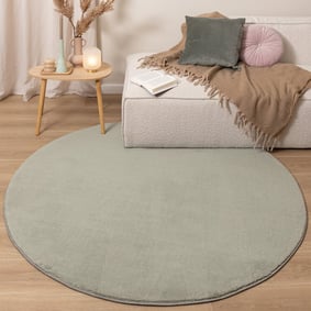 Rond wasbaar vloerkleed - Vivid Groen  - product