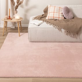 Wasbaar vloerkleed - Vivid Roze  - product