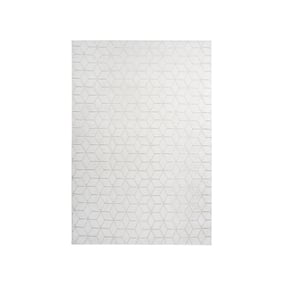 Geometrisch vloerkleed - Vica Geo 125 Wit/Creme  - product