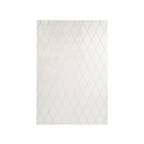 Geometrisch vloerkleed - Vica Lines 225 Wit/Creme  - product