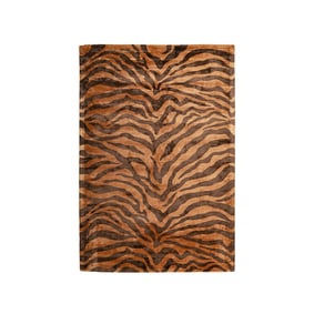 Modern vloerkleed - Sinan Zebra 125 Bruin  - product