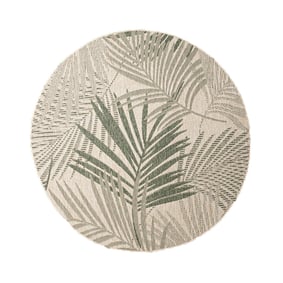 Rond buiten vloerkleed - Tiga Palm Groen - sfeer