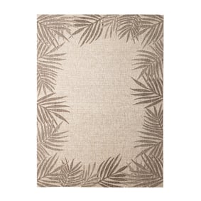 Buiten vloerkleed - Tiga Edge Taupe - sfeer