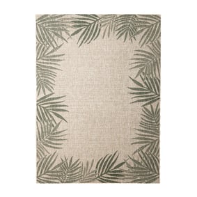 Buiten vloerkleed - Tiga Edge Groen - sfeer