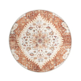 Rond vintage buitenkleed - Santo Mandala Terra - sfeer