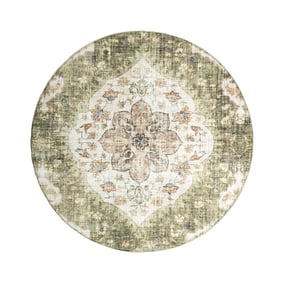 Rond vintage buitenkleed - Santo Mandala Groen - product