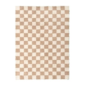 Retro vloerkleed - Gambit Beige/Wit - product