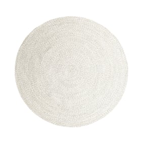 Rond binnen- & buitenkleed - Bali Wit - sfeer