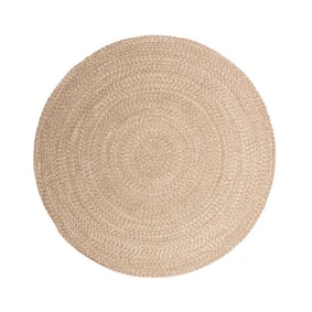 Rond handgeweven buitenkleed - Bali Bruin - product