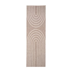 In- & Outdoor loper - Sierra Arches Beige/Creme - sfeer