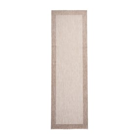 In- & Outdoor loper - Sierra Border Creme/Beige - product