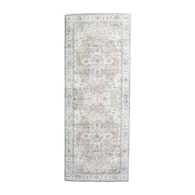 Wasbare loper - Domingo Mandala Beige - product