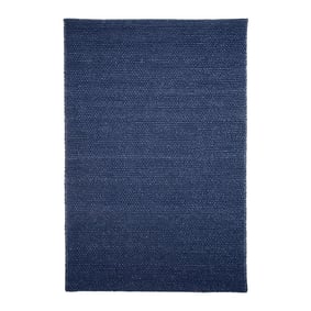 Wollen vloerkleed op maat - New Loop Donkerblauw 290 - product