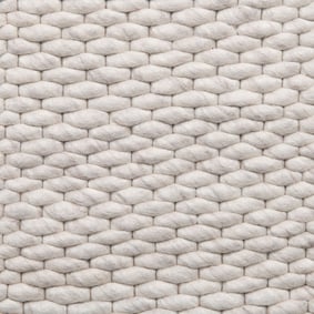 Wollen vloerkleed op maat - Genua Creme/Wit 815