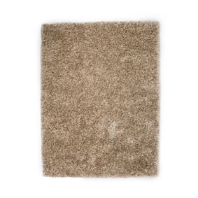 Shaggy vloerkleed op maat - New Paulo Beige 126 - sfeer