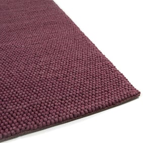 Wollen vloerkleed - New Loop Bordeaux/Rood 319