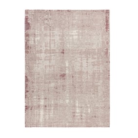 Modern vloerkleed - Grunge Roze/Grijs - product